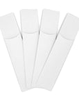 Blank Pencil Sleeve 4-pack in White