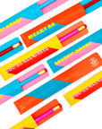 Retro Valentine Sleeves with Pencils - Set of 12 Valentines