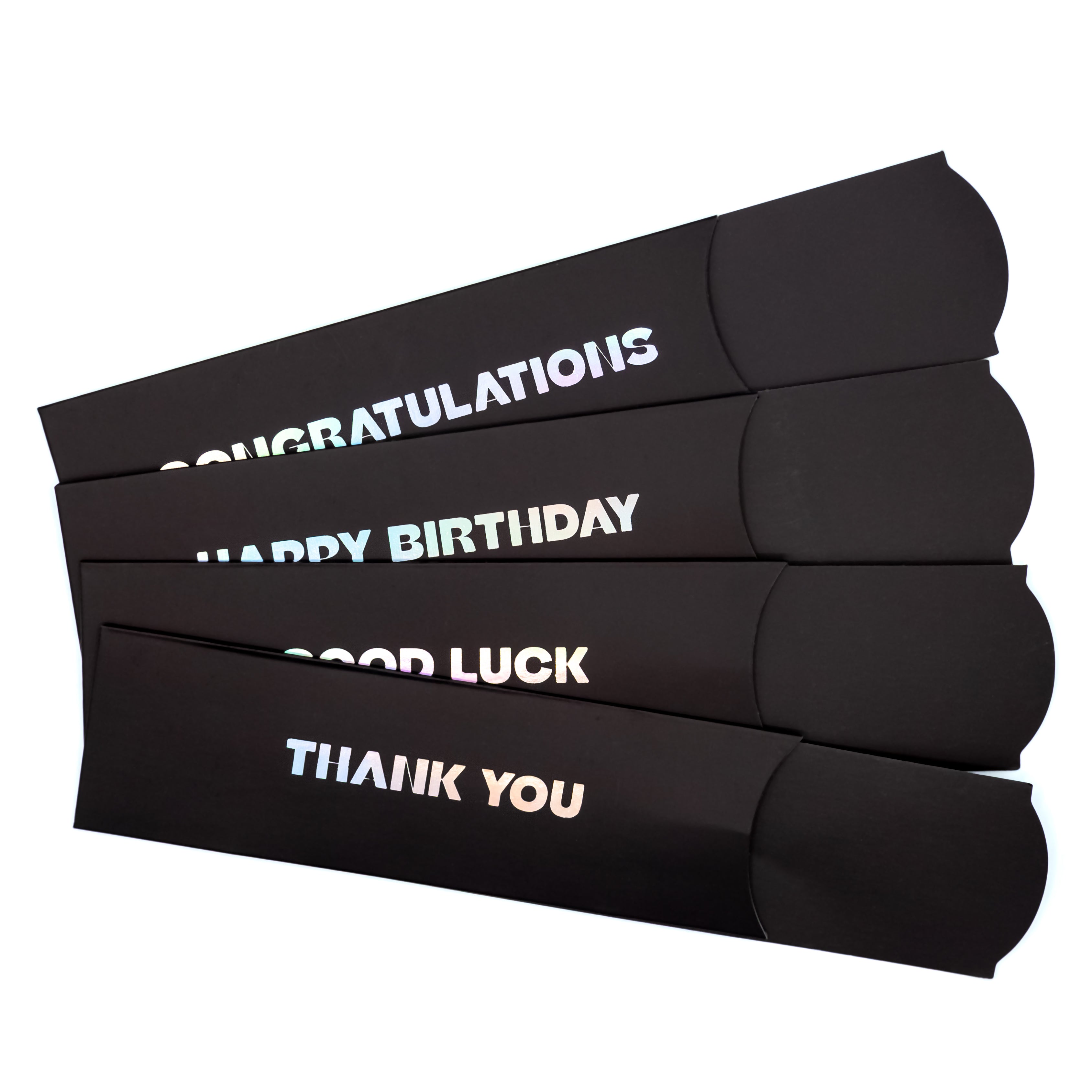 Pencil Sleeve: Holographic Foil Set, 4-pack
