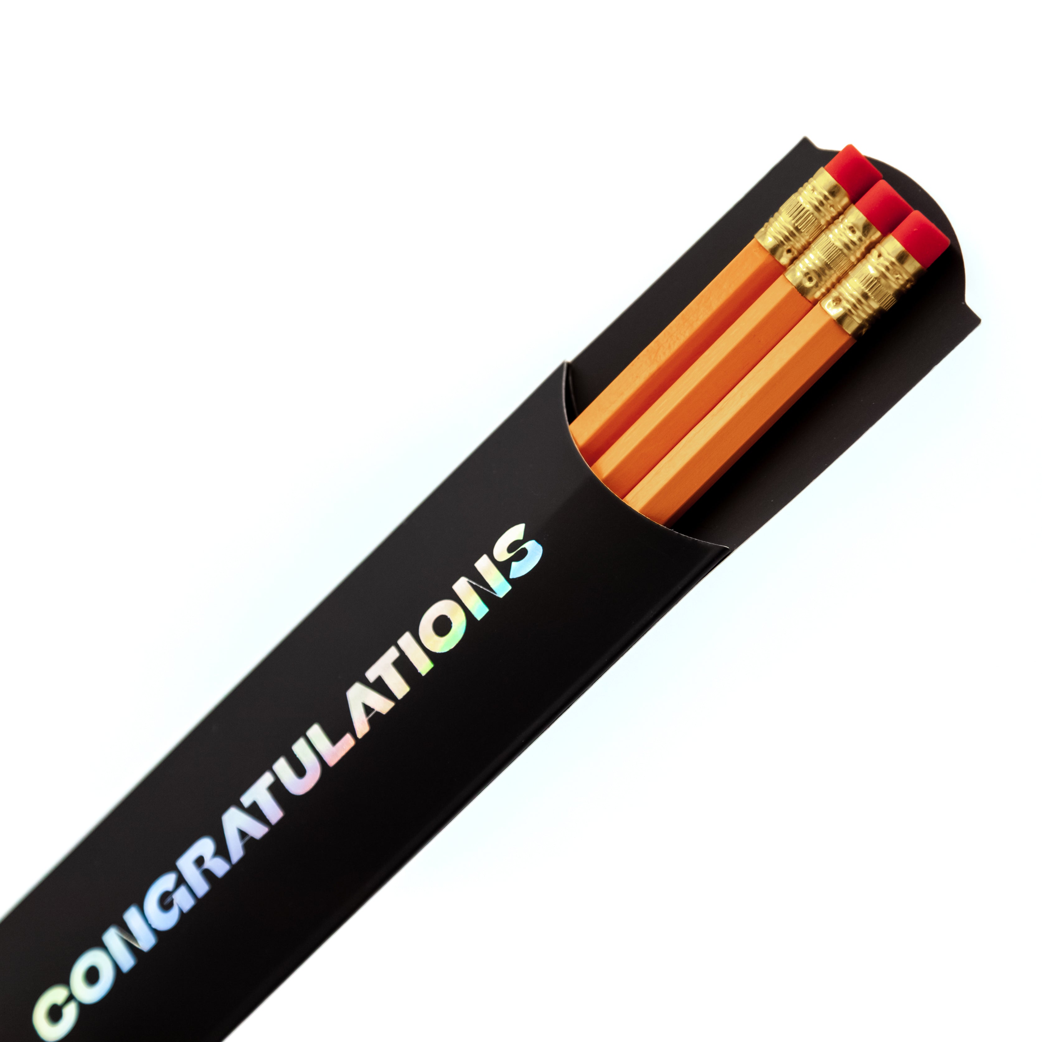 Pencil Sleeve: Holographic Foil Set, 4-pack