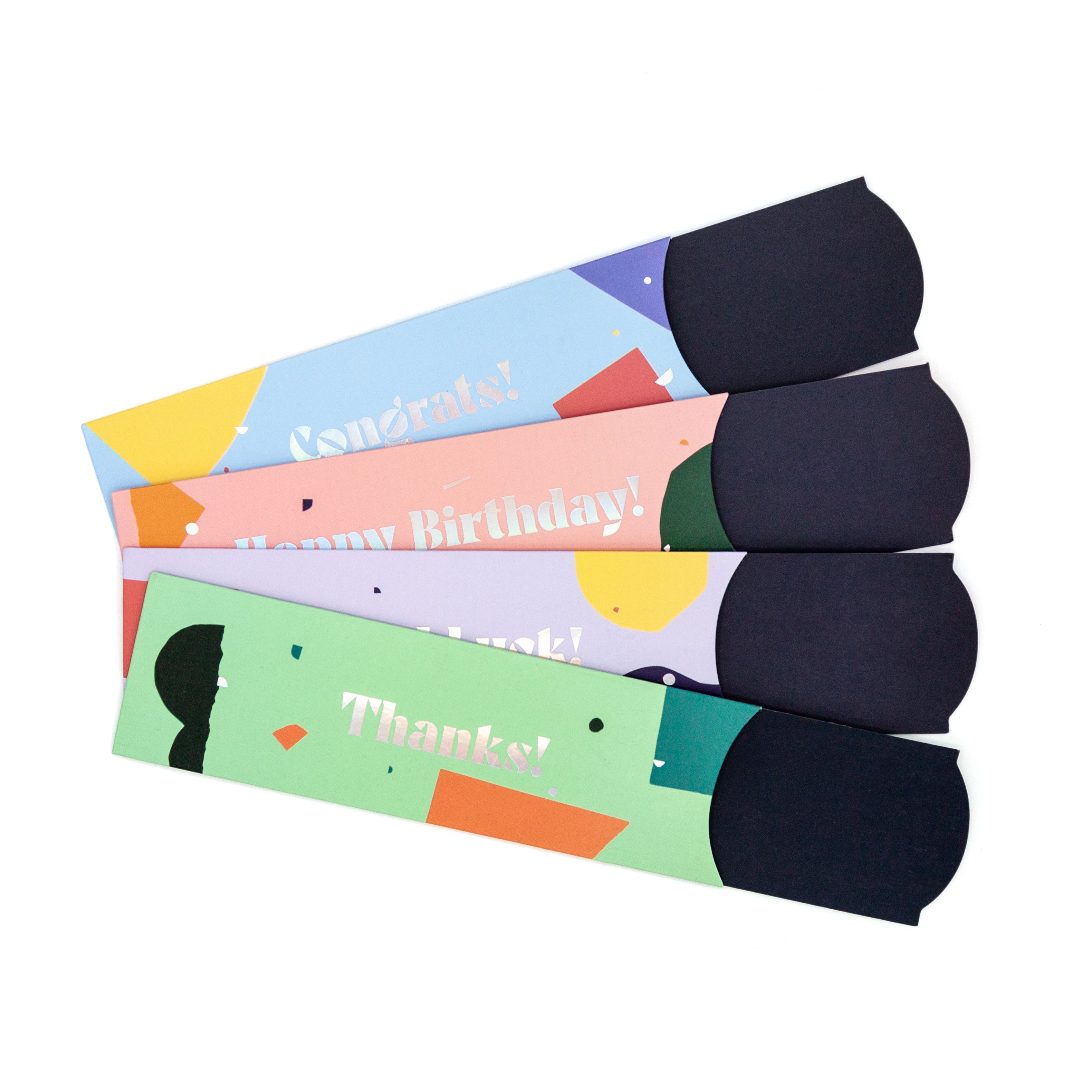 Pencil Sleeve: Bright Shapes Set, 4-pack