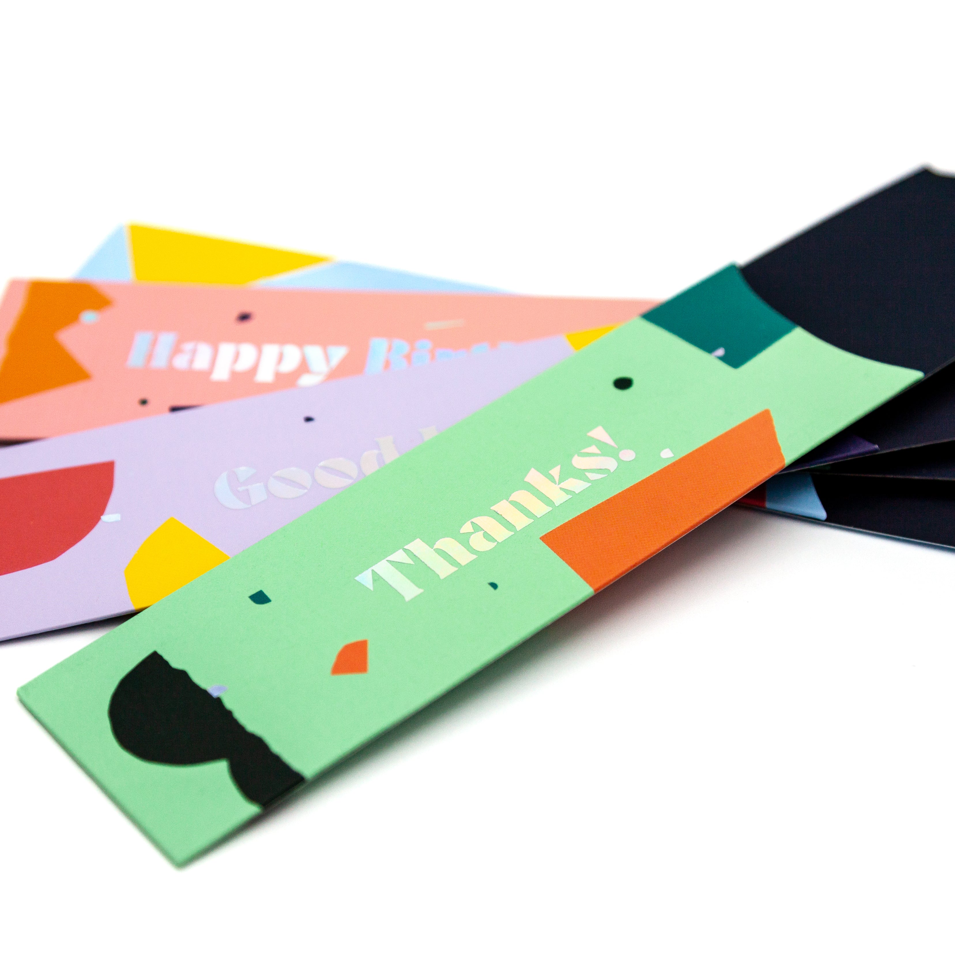 Pencil Sleeve: Bright Shapes Set, 4-pack