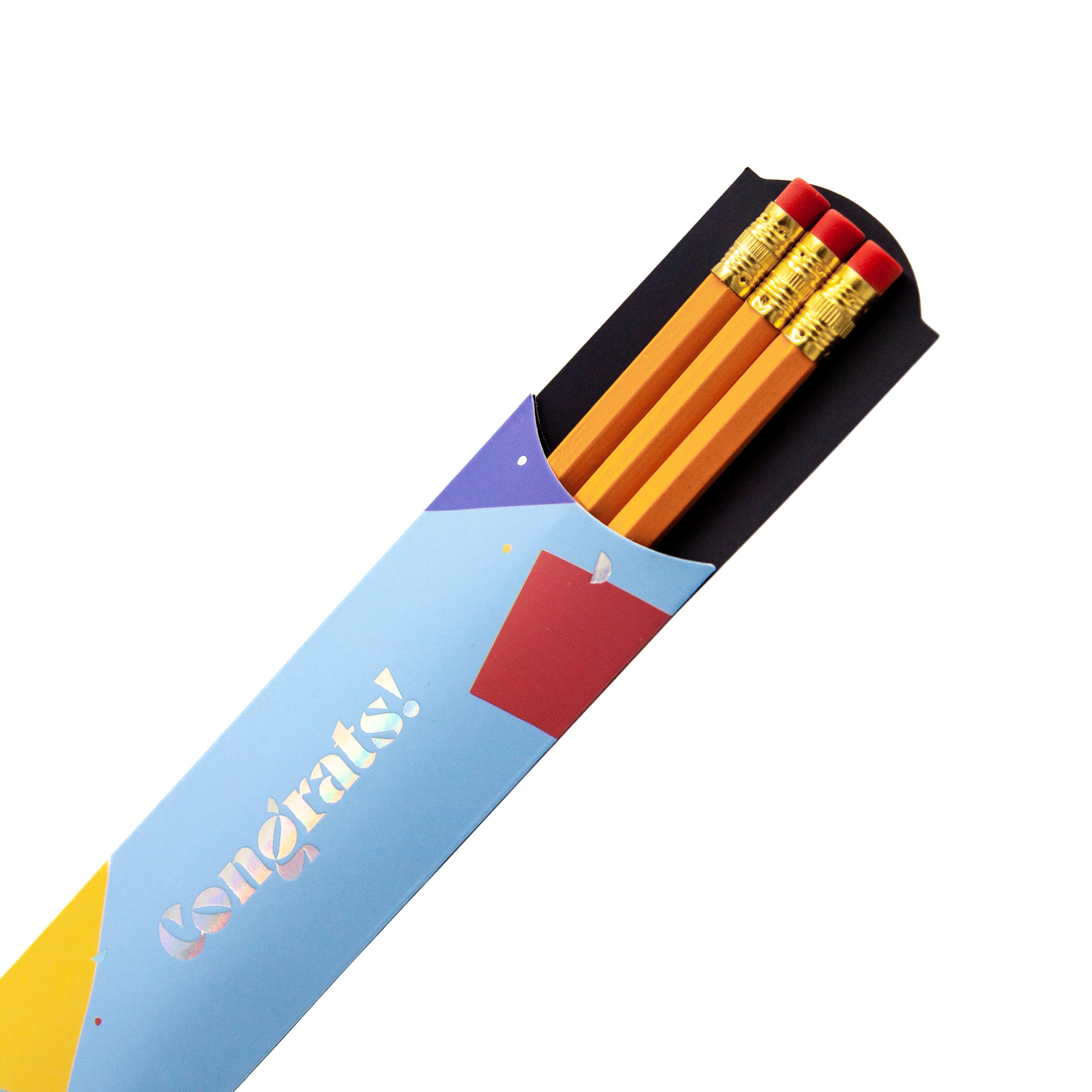 Pencil Sleeve: Bright Shapes Set, 4-pack