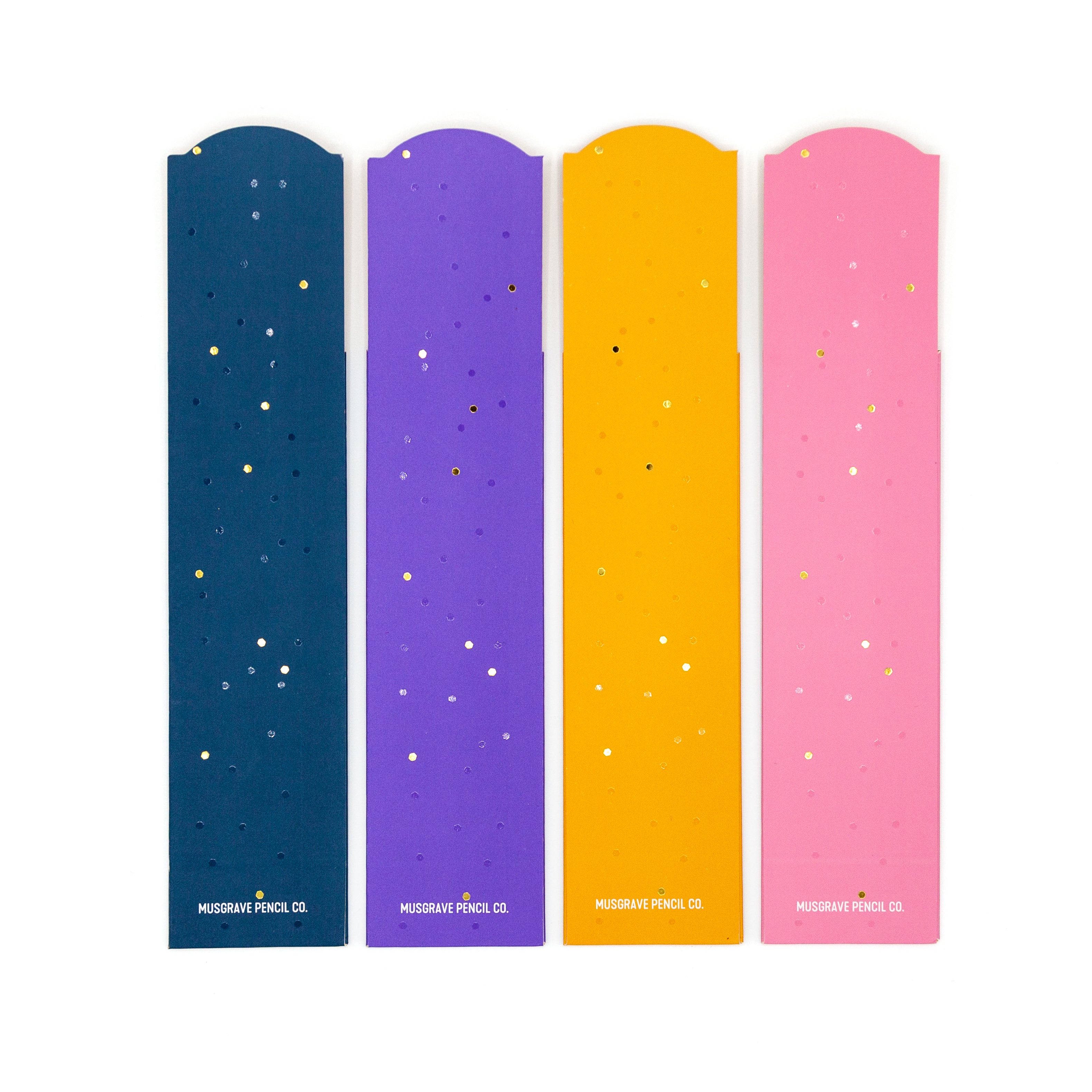 Pencil Sleeve: Glitter and Dots Set, 4-pack