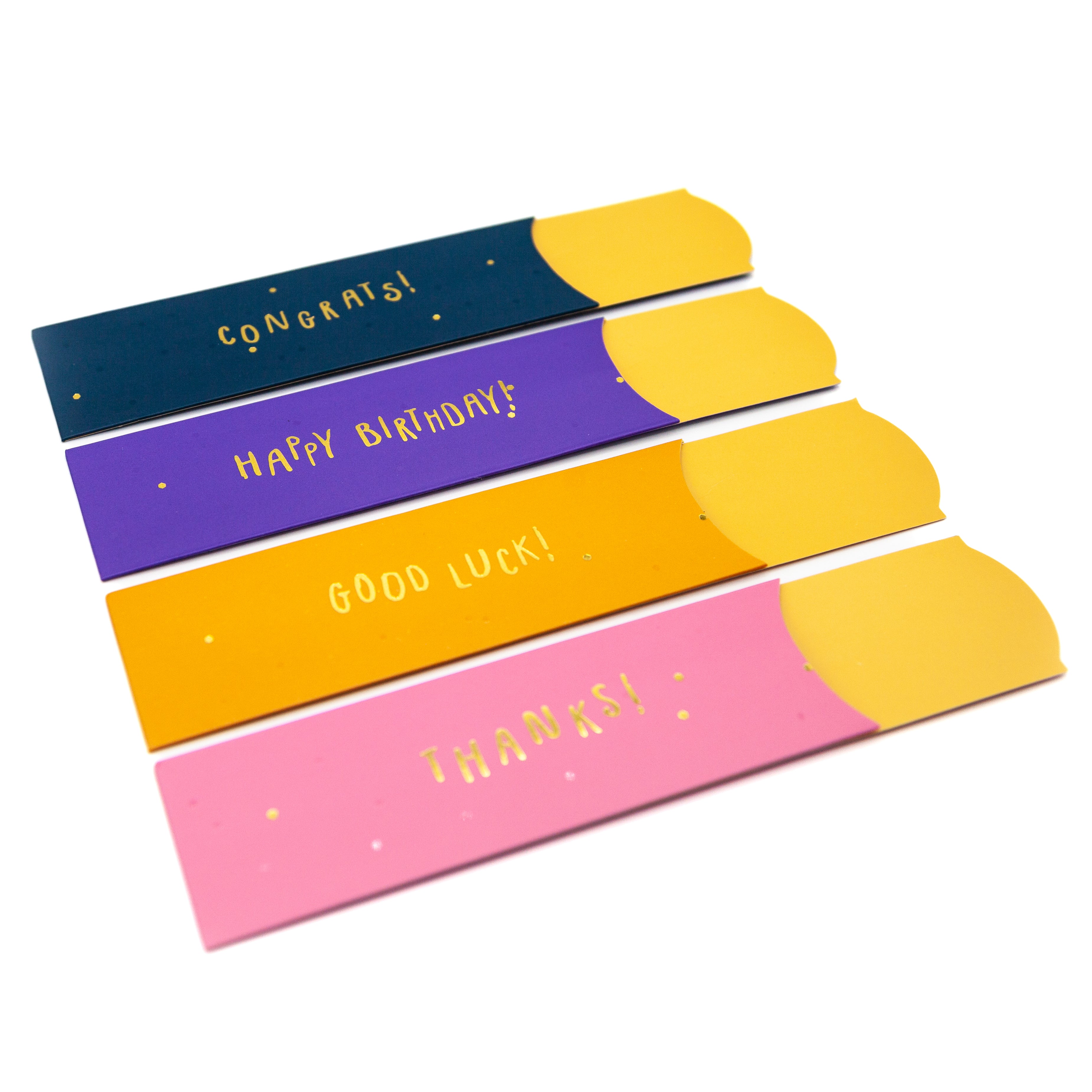 Pencil Sleeve: Glitter and Dots Set, 4-pack