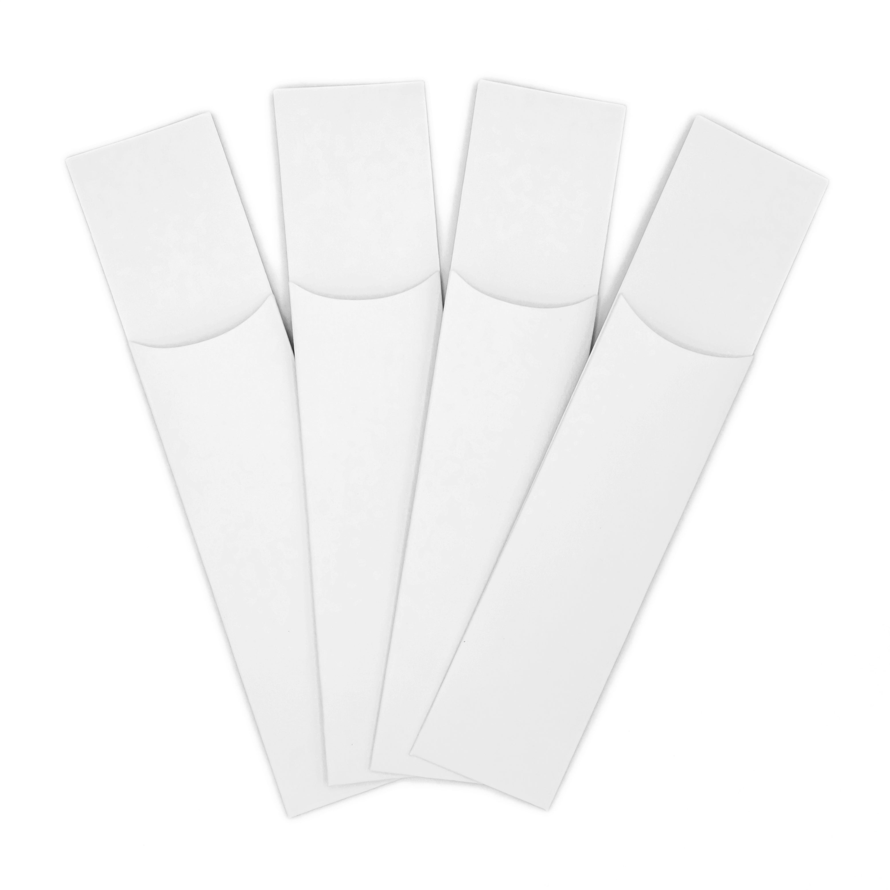 Blank Pencil Sleeve 4-pack in White